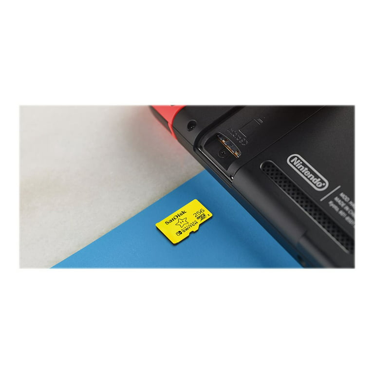 SanDisk 256GB Nintendo Switch MicroSD Card/Memory Card for Nintendo Switch  Lite 256 GB (SDSQXAO-256G-GNCZN) Bundle with 1 SD & MicroSDXC Card Reader :  : Elektronik
