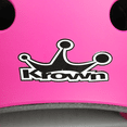 thumbnail image 3 of Krown Purple Shell with Pink Strap Skateboard Helmet, Adult One Size, 3 of 4