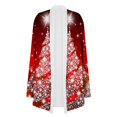 thumbnail image 4 of Veste Légère pour Femmes Cardigan à Manches Longues Cardigan de Noël Pulls Veste Grande Taille, 4 of 5