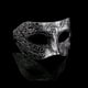 thumbnail image 2 of 2pcs Máscara de Mascarada Cool Men Griego Romano Luchador Mascarada Máscara de Cosplay para Accesorio de Disfraces / Baile de Máscaras / Halloween (Plata), 2 of 5