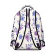thumbnail image 3 of Pioneer Flower Floral Print Pattern Backpack for School, Cute School Bag with Adjustable Shoulder Straps and Padded Back, 15.3"x11"x7.1", 3 of 5