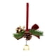 thumbnail image 5 of xihome Adorno colgante de campanilla de viento con lazo navideño de franela afelpada para decorar el rbol de Navidad y fiestas., 5 of 6