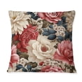 thumbnail image 3 of Designart "Classic Beige Vintage Flora I" Floral Printed Throw Pillow, 3 of 5