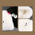 thumbnail image 3 of Luxalzxs Women's Winter Warm Plush Hat Knitted Beanie Hats Fuzzy Cute Quirky Ear Protection Wool Cap, 3 of 4