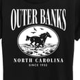 thumbnail image 3 of Instant Message - Outer Banks Running Horse - Women's Short Sleeve Graphic T-Shirt, 3 of 6