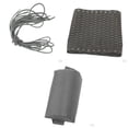 thumbnail image 1 of 3pcs ReempzoPaño Cojín Almohada de Reposacabezas y Cordones , Sillones Reclinables para Patio Jardín Pya (Gris) Zulema Malla de reemplazo del sillón reclinable, 1 of 8