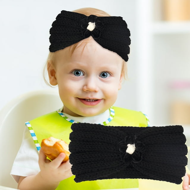 Hair Rope Children'S Wool Headband Top Hairband For Warm Autumn And Winter Hairband Solid Flower Headband 21 Color, Hair Rope for Women