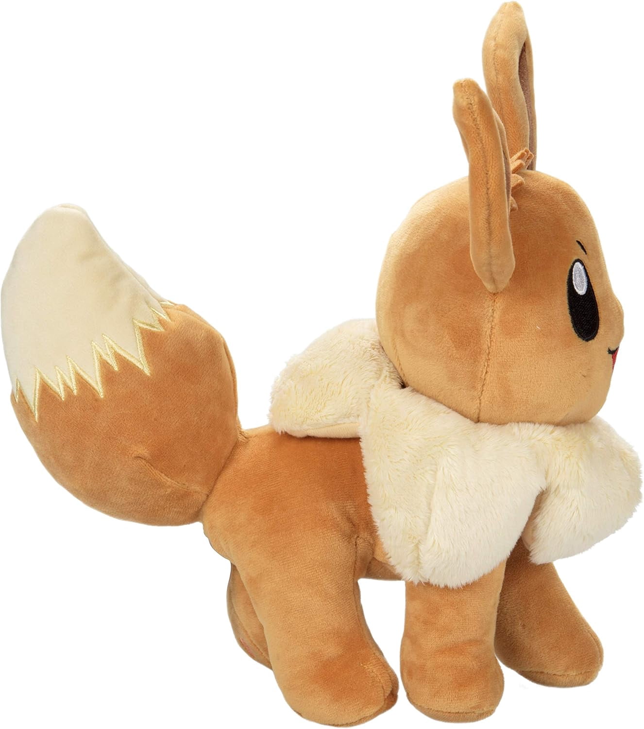 Pokemon 12" Large Eevee Plush - Officially Licensed - Let's Go Starter Figure - Authentic Soft 12-inch Stuffed Animal Toy - Gift for Kids, Boys, Girls - 2+