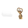 thumbnail image 1 of Cesta de almacenamiento colgante,Cesta de almacenamiento para gabinete organizador de pared colgante,Estatua de pareja,Figura de pareja,arte moderno,artesanía,regalo de boda,Escultura de, 1 of 8