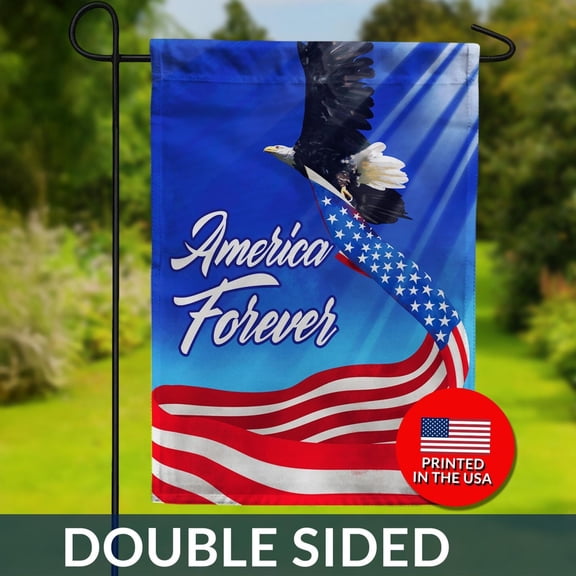 Double Sided American Eagle Flag Patriotic Home Decor 1