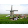 thumbnail image 2 of EREHome Polyester Fabric 7x5ft Farm Landscape Backdrop Windmill Construction Grass Water Flower Background Wedding Photography Party Studio Props Curtain Background, 2 of 2