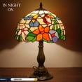 thumbnail image 5 of Tiffany Lamp W12H18 Inch Hummingbird Stained Glass Reading Table Bedside Desk Light S101 WERFACTORY Lamps Antique Art Craft Gift Parent Girlfriend Lover Kid Living Room Bedroom Study Coffee Bar Deco, 5 of 7