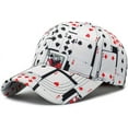 thumbnail image 1 of GHSDFBB Poker Game Playing Card Adjustable Cotton Baseball Hat Cap Visor Unisex Hip Hop Hat, 1 of 7