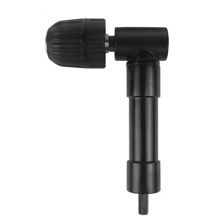 

Right Angle Drill Attachment Three-jaw Chuck Range 1-10mm 90° Bend Extension Practical Cordless Drill Attachment Adapter