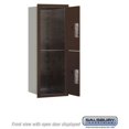 thumbnail image 2 of SALSBURY INDUSTRIES 3712S-2PZFU Horiz Mailbox,USPS,2Dr,Bz,FL,44-1/2in, 2 of 3