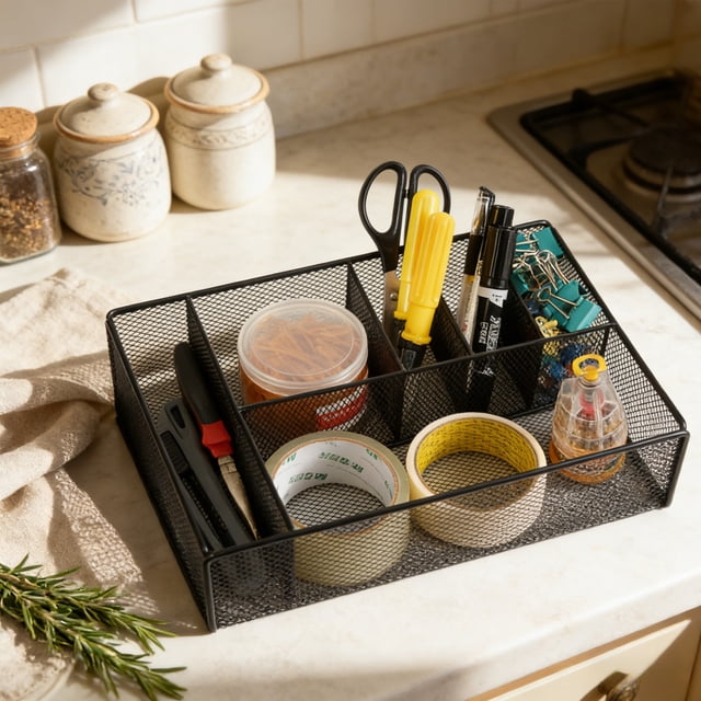Stainless Steel 3 In 1 Kitchen Cleaning Shelf, Wall Mounted Draining Storage Box, Multi Functional Holder For Brushes, Sponges And Detergent, Space Saving Organizer, Rust Resistant, Easy To Install
