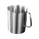 thumbnail image 4 of Taza medidora de acero inoxidable, jarra mezcladora de cocina, taza para espumar leche, jarra para 1000 ml, 4 of 7