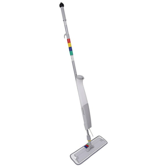 Alieon BWKBWMS16MFM 59 in. Bucketless Microfiber Mop System Kit - Gray