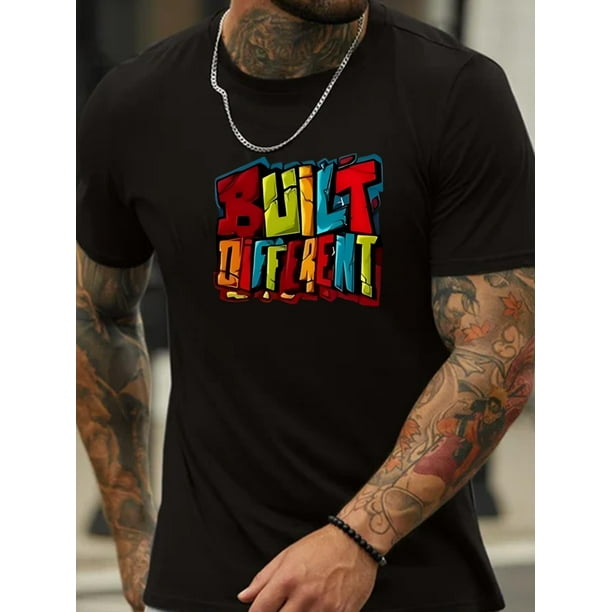 VANDELAY Letter Print Men's Crew Neck Short Sleeve s, Casual T-shirt, Summer Trendy Comfortable Versatile Top For Everyday Wear Tee For Adult, Men, Women, Teen, Teenager, Adolescent, Youth