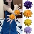 thumbnail image 2 of MesaSe Boc 2Pcs Hand Flowers Reusable Eye-catching Lightweight Attractive Long Lasting Decorative Cloth Jisoo Singing Stage Finger Floral Ri, 2 of 10