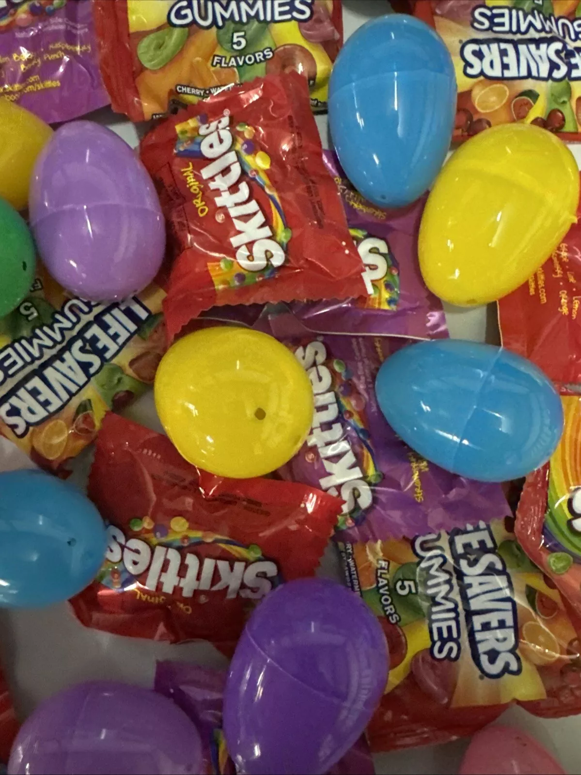 Pre-Filled Easter Eggs Gummies Sweet And Sour Perfect Blend 25 Count Eggs