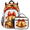 Multicolour 4, variant on Herdesigns Fall Backpack with Lunch Box Thanksgiving Autumn Pumpkin Leaf Lightweight Large Travel Work Laptop Backpacks Set Casual Daypacks