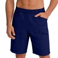 thumbnail image 7 of Gamivast Plus Size Shorts for Men Quick Dry Elastic Waist Hiking Utility Cargo Shorts with Pockets Lightweight Stretchy Outdoor Fishing Travel Tactical Summer Wear Blue XXL, 7 of 7
