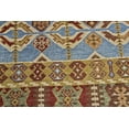 thumbnail image 3 of Feizy Ashi Transitional Southwestern, Brown/Tan/Blue, 2' x 3' Accent Rug Easy Care Sheen Stain Resistant Global Diamond Design Carpet for Living Dining Bed Room, 3 of 4