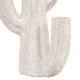 thumbnail image 5 of DecMode 14" x 21" Tall Textured Cream Resin Cactus Planter, 5 of 9
