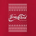 thumbnail image 3 of Wild Bobby Enjoy Jesus Christ Parody Wordplay Sweater | Holiday Men Long Sleeve Shirt, 3 of 5