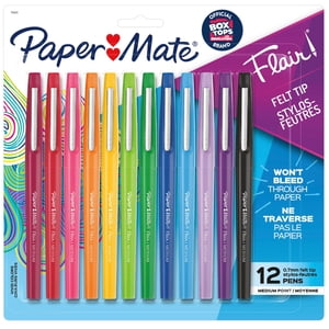 Paper Mate Flair Felt Tip Pens, 12 Count