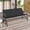 Black, variant on Uforic 3-Seat Patio Glider Bench, Outdoor Porch Swing with Breathable Textilene Mesh Fabric, Brown