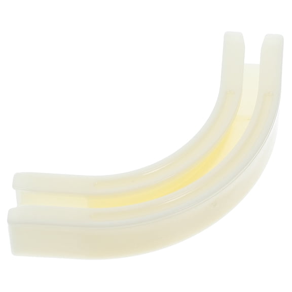 BESTOYARD Beige Curtain Rail Connectors ABS Material Simple Design for Home Convenience