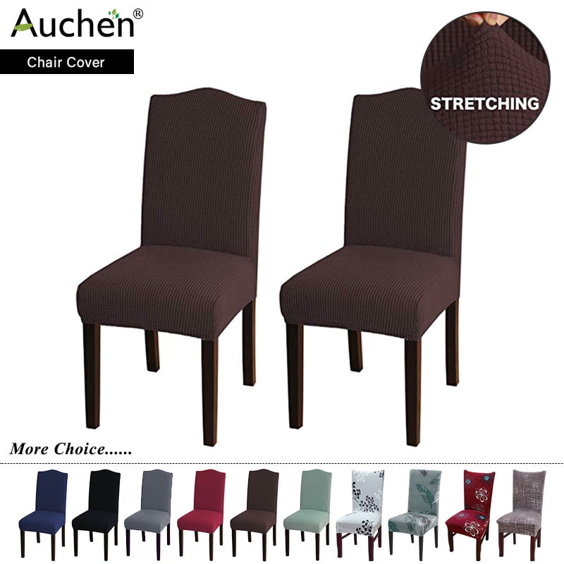 Details about   1/4/6PC Chair Covers Dining Room Jacquard Stretch Slipcover Seat Cover Protector 
