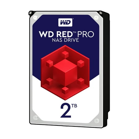 WD Red Pro 2TB NAS Hard Drive Bare Drive - 7200 RPM Class SATA 6.0Gb/s 64MB Cache 3.5