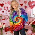 thumbnail image 3 of Sudadera con capucha para niñas y niños, sudadera de manga larga con cuello redondo y estampado de moda, jersey con bolsillo, 3 of 8