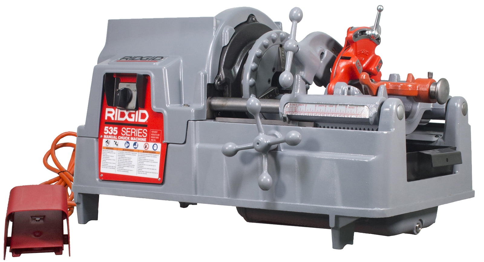 RIDGID 93287 New Generation 535 Pipe Threader Machine 1/2" 2" 115V