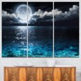 thumbnail image 1 of Design Art - Romantic Full Moon Over Sea, 1 of 2