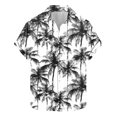 thumbnail image 2 of Awdenio Mens Shirts Short Sleeve Casual Printed Button Down Tropical Shirt Summer Holiday Beach Hawaii Shirts,Size M, 2 of 5