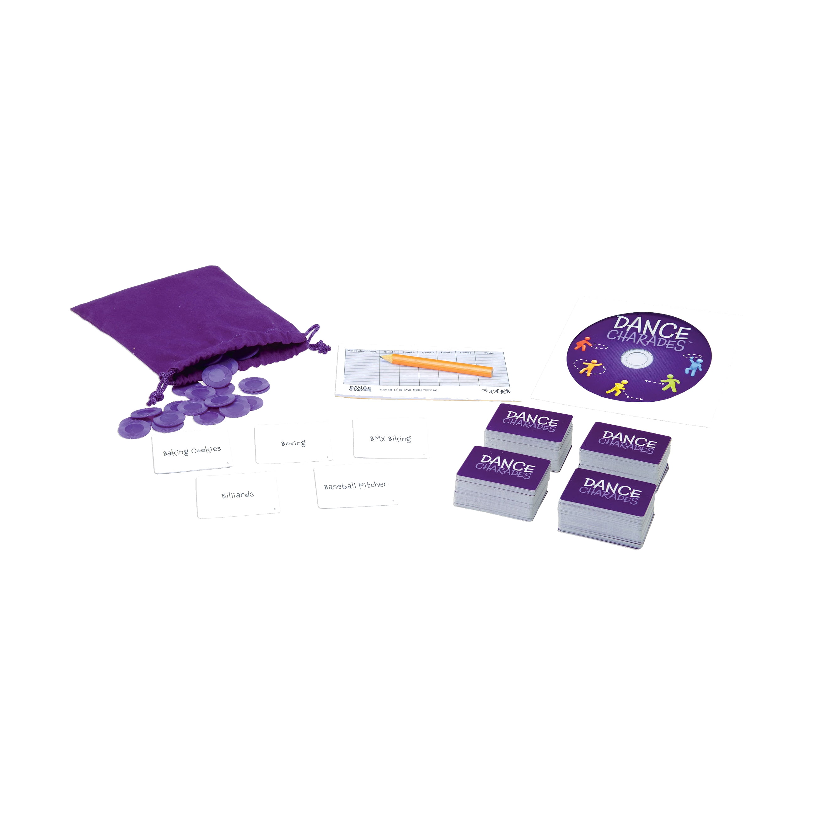Pressman Dance Charades Game: Can Be Played with included Cd, alexa Skills or Google assistant