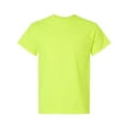 thumbnail image 3 of Gildan Classic Fit Men's Short Sleeve T-Shirt, Hi-Vis Work Safety Green Pocket Tee, L, 3 of 5
