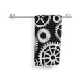 thumbnail image 3 of KLL Metallic Gears Ultra Absorbent & Soft Hand Towels for Bath, Hand, Face, Gym and Spa-27.5x16in, 3 of 7