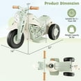 thumbnail image 3 of Gymax 6V Kids Bubble Car Electric Ride on Motorcycle w/ Music Button & LED Headlight Beige, 3 of 10