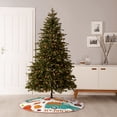 thumbnail image 6 of Xecao Fall Pumpkins Pattern Christmas Tree Skirt Round Xmas Tree Mat Base Cover for Holiday Home Decorations-36", 6 of 6