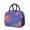 Black-5, variant on Insulated Lunch Bag for Women, Floral Print Oxford Fabric Lunch Box, Leakproof Thermal Cooler Tote for Work, School & Picnic, Neon Cyberpunk Print