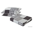 thumbnail image 2 of All American Collection Striped/Plaid Microfiber Bedspread, Full/Queen, 2 of 5