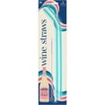 thumbnail image 5 of Schroeder & Tremayne 4pk Plastic Wine Straws with Cleaning Brush, 5 of 6