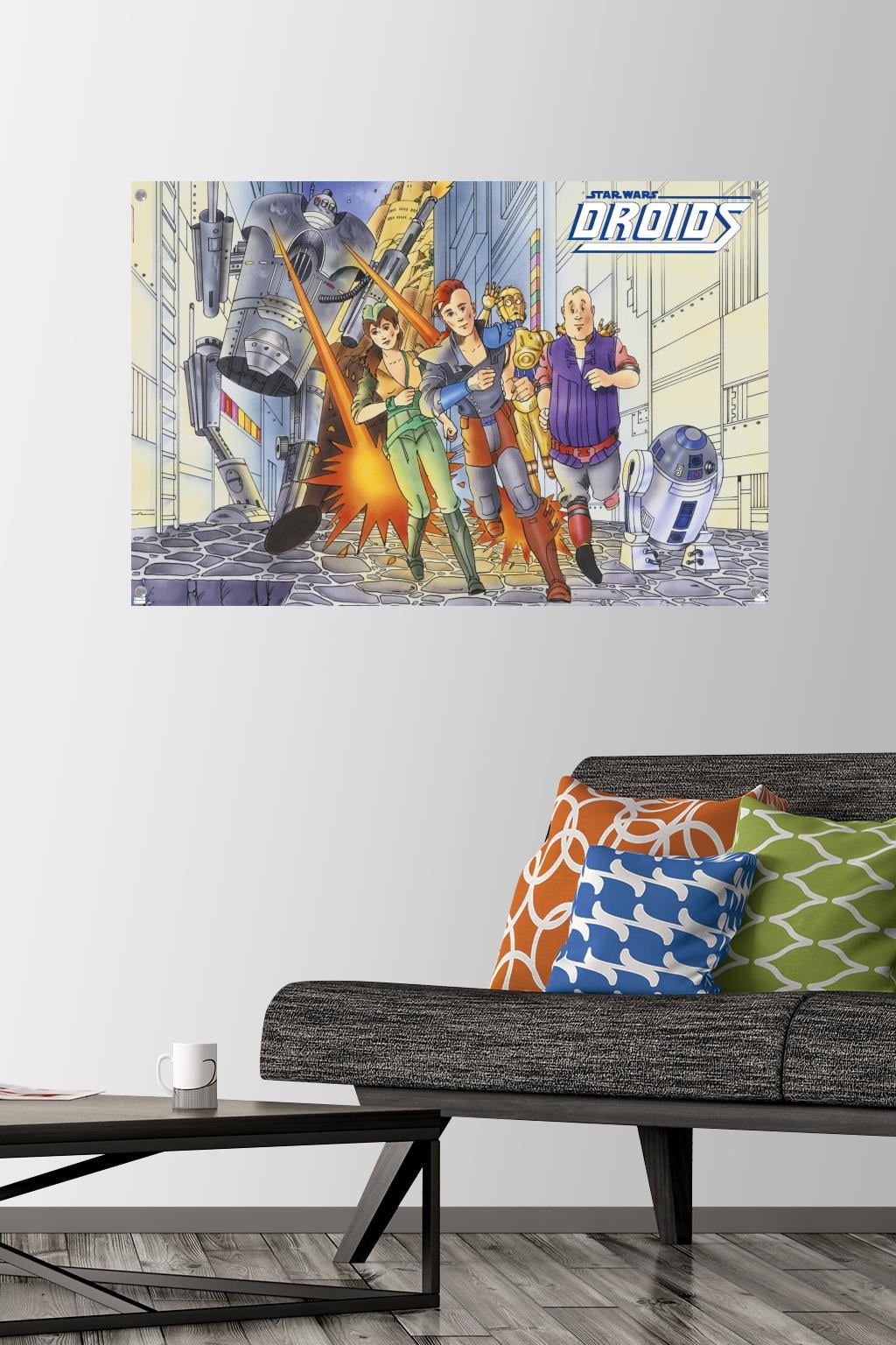 Star Wars: Droids - Action Wall Poster with Pushpins, 22.375" x 34"