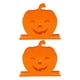 thumbnail image 5 of Servilletero, Forma De Calabaza Hueco Exquisito 2 Piezas Servilletero De Papel De Hierro Para Hotel Para Dormitorio, 5 of 7