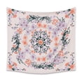 thumbnail image 1 of Tapiz de ropa de cama con estampado de poliéster, suministros de decoración de pared bohemia para colgar en la pared, 130x150 CM, flor morada sidaley  HA7124-06B, 1 of 6